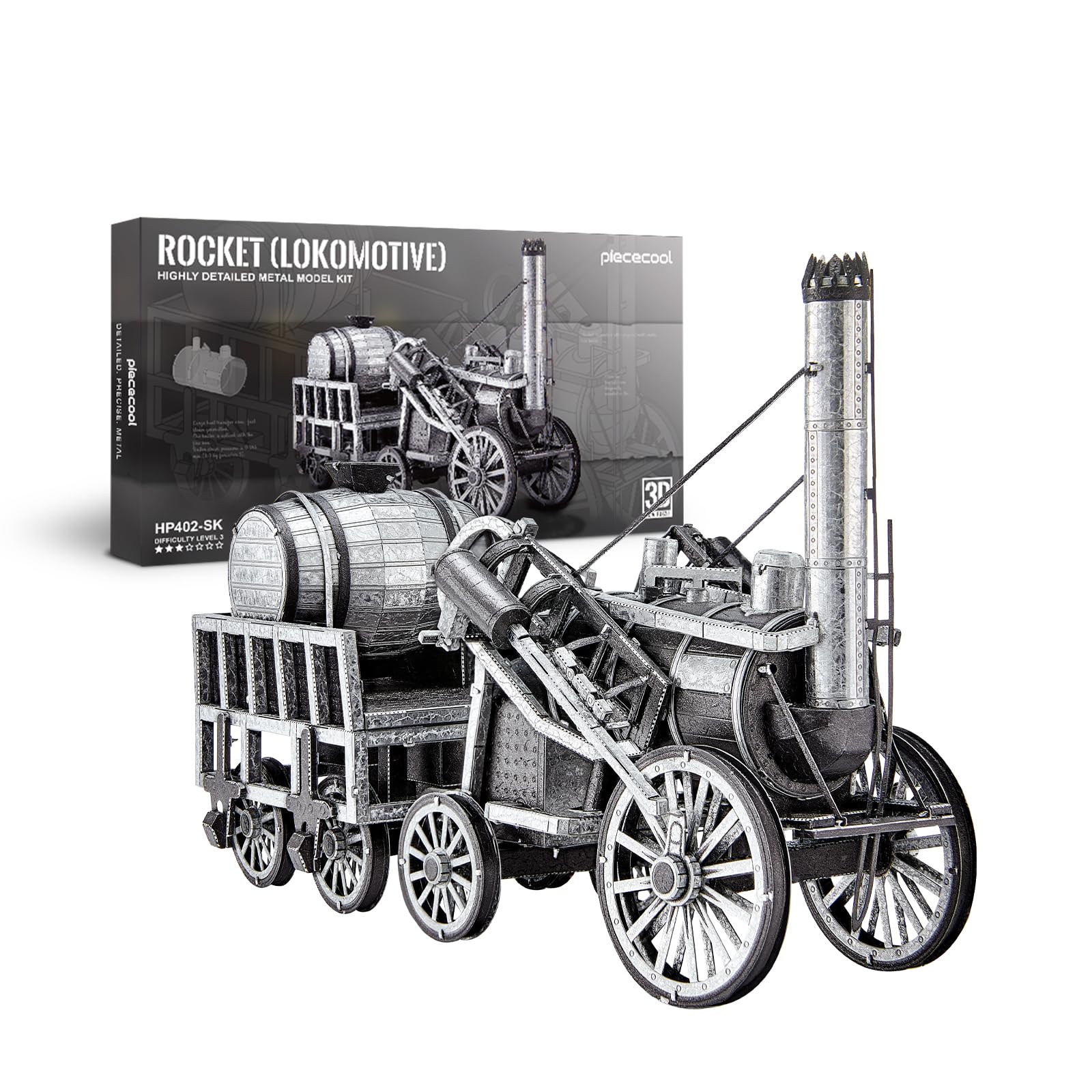 Amazon.com: Piececool 3D Metal Puzzles for Adults, Rocket Steam